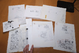 「ジャンプ放送局」肉筆原画7枚　週刊少年ジャンプ　ドラゴンボール　さくまあきら他　　