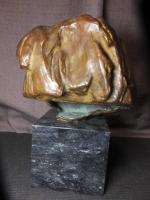 オーギュスト・ロダン サイン有「文豪バルザック銅像」ブロンズ像 彫刻家 Auguste Rodin 
