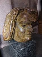 オーギュスト・ロダン サイン有「文豪バルザック銅像」ブロンズ像 彫刻家 Auguste Rodin 