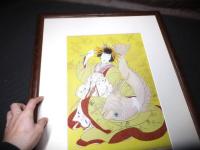 木版画　ポール・ジャクレー　京都島原遊女　美人画