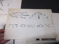 鈴木悦郎　挿絵原画　　4枚　河出書房印有