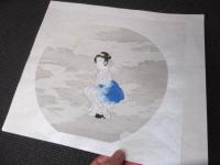 小村雪岱　木版画　団扇絵　美人画　