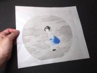 小村雪岱　木版画　団扇絵　美人画　