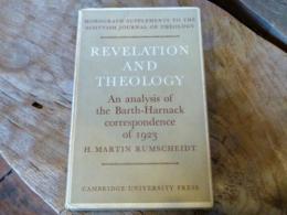 Revelation and Theology:An analysis of the Barth-Harnack correspondence of 1923