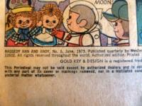 アメリカコミック　RAGGDY ANN AND ANDY  1973 June No.5 /Rugedy Ann is Sitting on A Heap of Trouble 