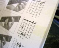 洋書　ギター・コード大辞典
手写真＆ダイアグラム　　2600以上のコード掲載