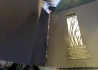 田中清　型染版画　　渋紙に点火される美