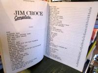 JIM CROCE　Complete　　Voice/Piano/guitar　楽譜