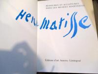 Henri Matisse: Peintures et Sculptures dans les Musees Sovietiques　フランス語　発行 Editions d'art Aurora, Leningrad 　1984年