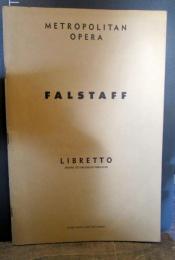 FALSTAFF　METROPOLITAN OPERA 