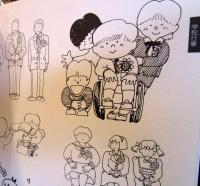 車いすの子どもたち : 学校生活・行事 カット集