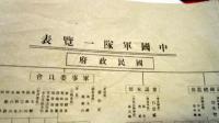 支那事変要図　昭和12年　文藝春秋附録