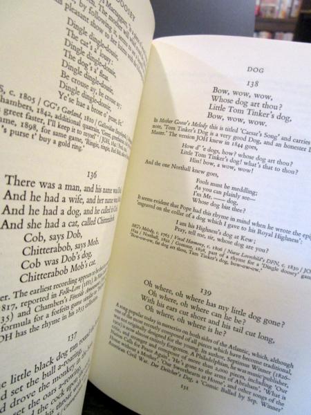 The Oxford dictionary of nursery rhymes(edited by Iona and Peter