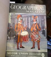 THE GEOGRAPHICAL MAGAZINE  SEPT.1950 -AUG.1954　 Vol.ⅩⅩⅢ,No.5-Vol.ⅩⅩⅥ,No.5
 50号分　合本4冊