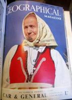 THE GEOGRAPHICAL MAGAZINE  SEPT.1950 -AUG.1954　 Vol.ⅩⅩⅢ,No.5-Vol.ⅩⅩⅥ,No.5
 50号分　合本4冊