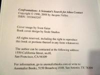 CONFRONTATIONS: A Scientist's Search for Alien Contact 
(Alien Contact Trilogy)