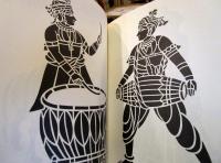 Traditional stencil designs from India