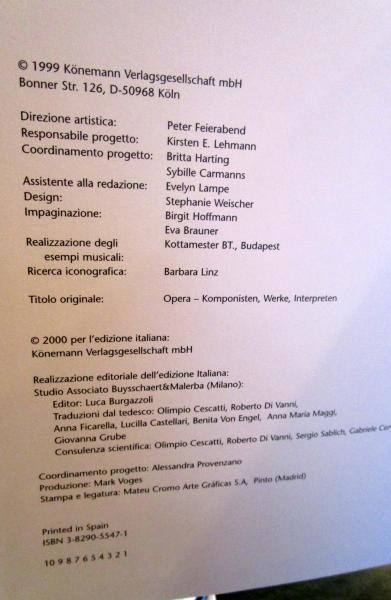 Opera Autori・Opere・Interpreti イタリア語版(Andras Batta) / 古本はてなクラブ /  古本、中古本、古書籍の通販は「日本の古本屋」 / 日本の古本屋