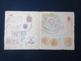 山内金三郎(神斧)　和菓子　肉筆画帖