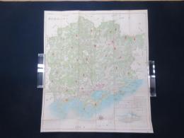 岡山縣管内地図