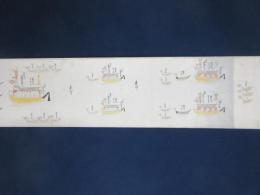 長州征伐　小倉藩軍艦行列図