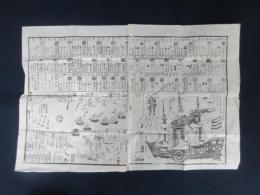 北アメリカ合衆国黒船及浦賀港御固之図(仮題)