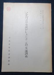 マダガスカル及びレユニオン島交通調査