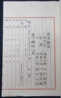 南清艦隊ニ関スル書類