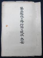 第三艦隊々務行動及現状ノ大要