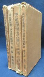 満州産業建設学徒研究団報告　第1・2・3・5篇