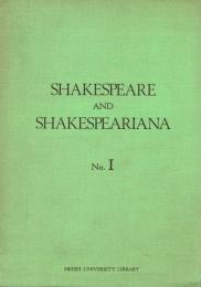 Shakespeare and Shakespeariana