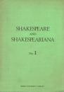 Shakespeare and Shakespeariana