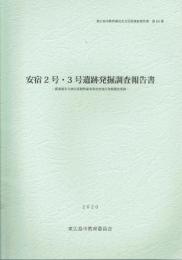 安宿2号・3号遺跡発掘調査報告書 農業競争力強化基盤整備事業安宿地区発掘調査業務
