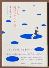 あれは何だったんだろう