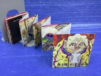 村上隆　五百羅漢図展　蛇腹折り　豆本
