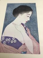 おんな十二題  鳥居清忠美人版画
