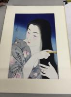 おんな十二題  鳥居清忠美人版画