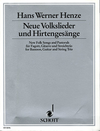 ハンス・ヴェルナー・ヘンツェ　Neue Volkslieder und Hirtengesange