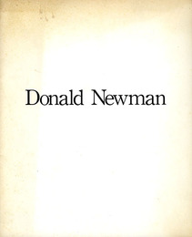 ドナルド・ニューマン展　Donald Newman