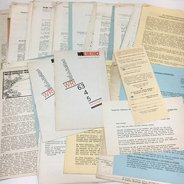 1960年代イギリス 反戦主義者組織「War Resisters' International」　資料 機関誌　一括