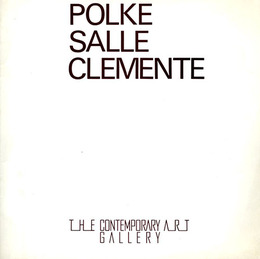 ポルケ、サーレ、クレメンテ展図録　ピカビアの子供たち　Polke/ Salle/ Clemente