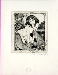 対比地光子蔵書票7