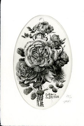 林由紀子蔵書票2