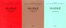 ジャック・ヴィルグレ　Catalogue thematique des affiches lacerees de Villegle Volume 2, 4, 10: Graffiti Politiques ou Autres/ La Lettre Laceree (1949-1962)/ Transparences　3冊セット