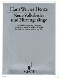 ハンス・ヴェルナー・ヘンツェ　Neue Volkslieder und Hirtengesange