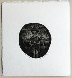 涌田利之蔵書票7