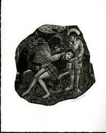 涌田利之蔵書票24