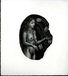 涌田利之蔵書票28