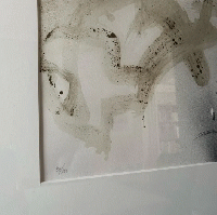 〈SIGNED〉Antoni Tapies アントニ・タピエス リトグラフ 額作品