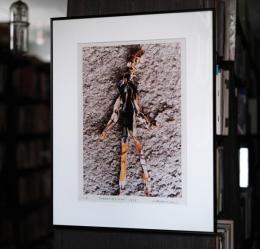 北園克衛写真作品　プラスティック・ポエム plastic poem　"FORGOTTEN MAN", 1975　【山口謙二郎宛献呈署名入袋付】
